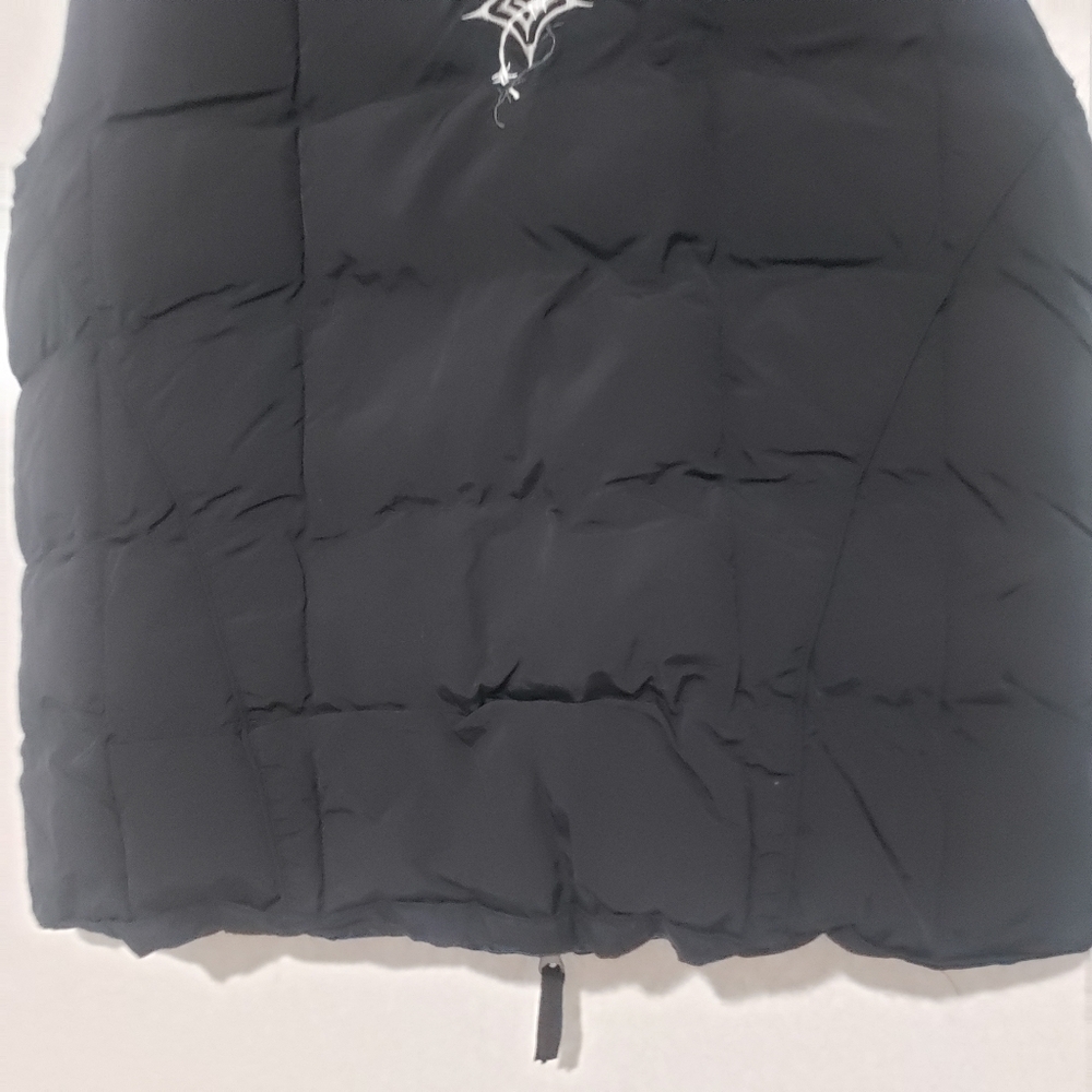 COWBOY....Chrome Hearts Black Puffer Vest..size:M - Picture 9 of 12